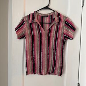 Le Caviar Striped Shirt (S)